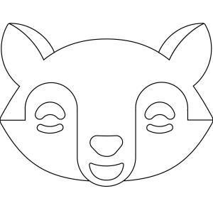 Tilki boyama sayfası, Foxes coloring page, , foxes fox grin face emoji 