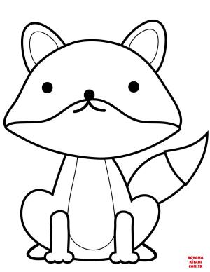 Tilki boyama sayfası, Foxes coloring page, , foxes cute fox 