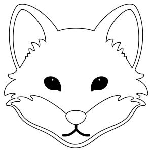 Tilki boyama sayfası, Foxes coloring page, , foxes fox emoji 