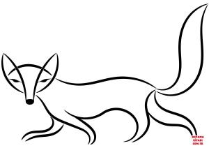 Tilki boyama sayfası, Foxes coloring page, , foxes decorative fox 