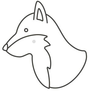 Tilki boyama sayfası, Foxes coloring page, , foxes fox face 