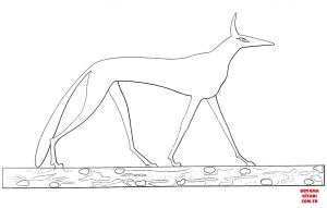 Tilki boyama sayfası, Foxes coloring page, , foxes ancient egyptian fox 