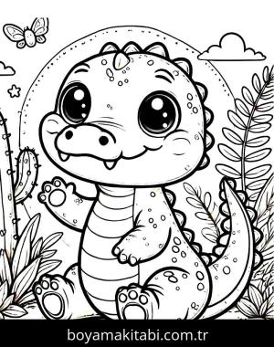 Timsah boyama sayfası,  coloring page, , 