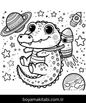 Timsah boyama sayfası,  coloring page, , 