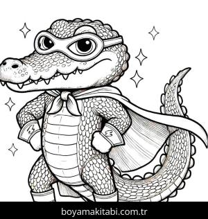 Timsah boyama sayfası,  coloring page, , 