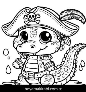 Timsah boyama sayfası,  coloring page, , 