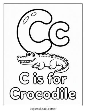 Timsah boyama sayfası – ücretsiz yazdır, boyama etkinliği