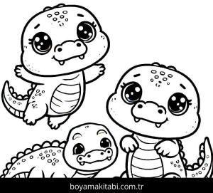 Timsah boyama sayfası,  coloring page, , 