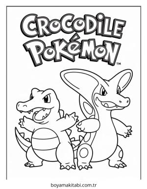 Timsah boyama sayfası – yaratıcılık, eğlenceli etkinlik