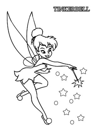 Tinkerbell boyama sayfası,  coloring page, Inanılmaz Tinkerbell, 