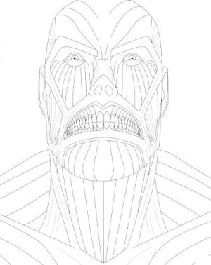 Titan’a Saldırı boyama sayfası,  coloring page, Olağandışı Titan Titan, 