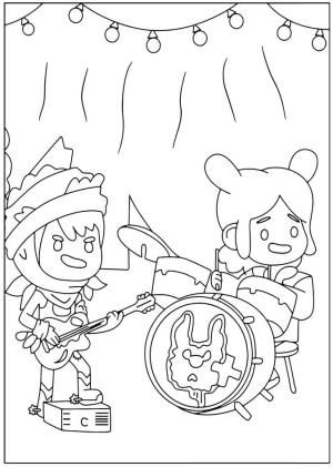 Toca Boca boyama sayfası,  coloring page, Toca Boca grubu, 