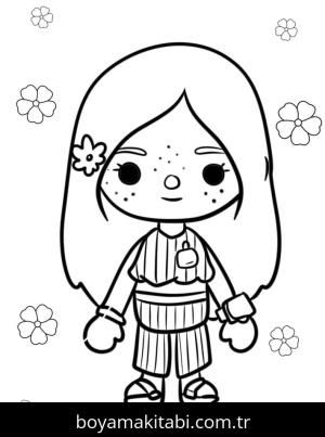 Toca Boca boyama sayfası – yaratıcılığı geliştirir, keyifli zaman