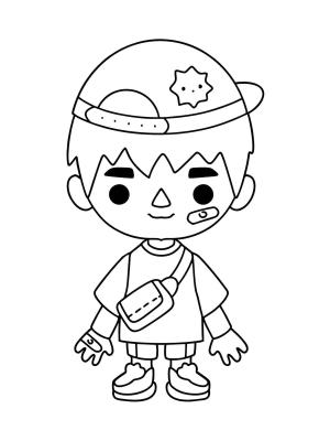 Toca Boca boyama sayfası,  coloring page, Toca Boca’nın Çocuğu, 