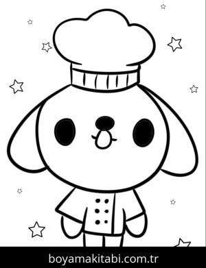 Toca Boca boyama sayfası – renkli çizimler, okul öncesi