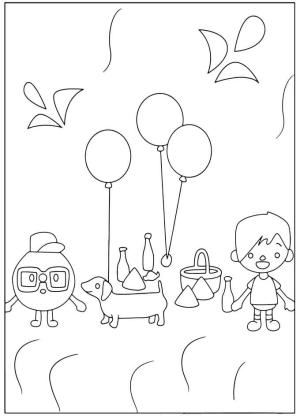 Toca Boca boyama sayfası,  coloring page, Toca Boca yazdırılacak, 