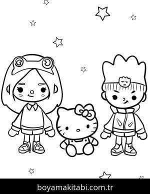 Toca Boca boyama sayfası – boyama çalışması, yaratıcılığı geliştirir