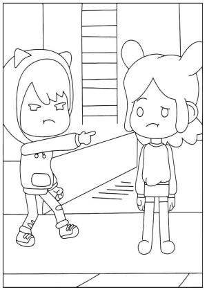 Toca Boca boyama sayfası,  coloring page, Toca Boca resmi, 