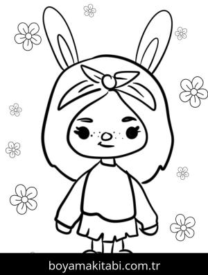 Toca Boca boyama sayfası – ücretsiz yazdır, boyama etkinliği