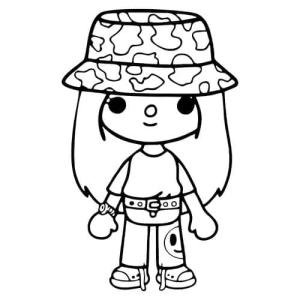 Toca Boca boyama sayfası,  coloring page, Çocuklar için Toca Boca, 