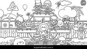 Toca Boca boyama sayfası – yaratıcılık, eğlenceli etkinlik
