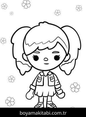 Toca Boca boyama sayfası – boyama çalışması, yaratıcılığı geliştirir