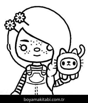 Toca Boca boyama sayfası – ücretsiz yazdır, boyama etkinliği