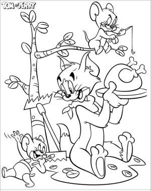 Tom Ve Jerry boyama sayfası,  coloring page, Harika Tom ve Jerry, 