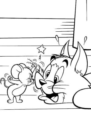 Tom Ve Jerry boyama sayfası,  coloring page, Yazdırılabilir Tom ve Jerry, 