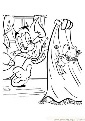 Tom Ve Jerry boyama sayfası,  coloring page, İyi Tom ve Jerry, 