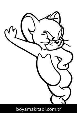 Tom Ve Jerry boyama sayfası – eğitici aktivite, yaratıcılık