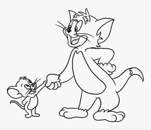 Tom Ve Jerry boyama sayfası,  coloring page, Tom ve jerry El Sıkışın, 