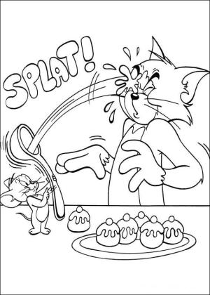 Tom Ve Jerry boyama sayfası,  coloring page, Mükemmel Tom ve Jerry, 