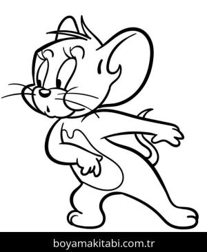 Tom Ve Jerry boyama sayfası – keyifli zaman, renkli çizimler