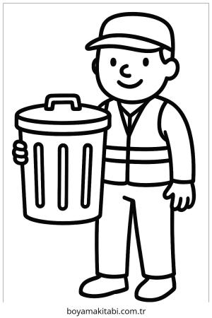 Topluluk Yardımcıları boyama sayfası – yaratıcılık, eğlenceli etkinlik