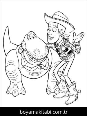 Toy Story boyama sayfası – eğitici aktivite, yaratıcılık