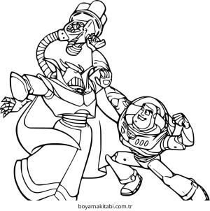 Toy Story boyama sayfası – çocuklar için, çizgi film temalı