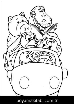 Toy Story boyama sayfası – el becerilerini geliştirir, boyama çalışması