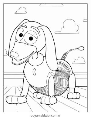 Toy Story boyama sayfası – PDF indir, sevimli karakter