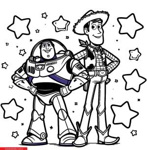 Toy Story boyama sayfası, Toy Story coloring page, , 