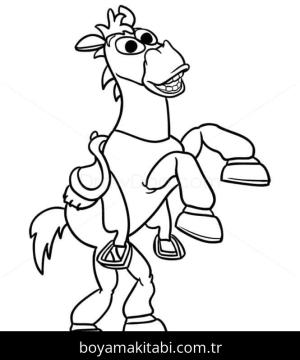 Toy Story boyama sayfası – basit çizim, kolay boyama