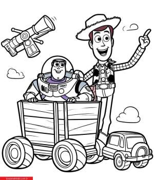 Toy Story boyama sayfası, Toy Story coloring page, , 