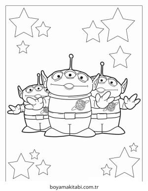 Toy Story boyama sayfası – evde etkinlik, ücretsiz yazdır