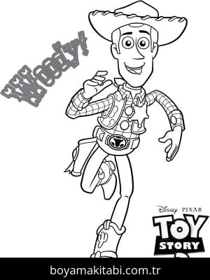 Toy Story boyama sayfası – sanatsal çalışma, çocuklar için