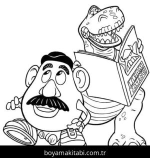 Toy Story boyama sayfası – çocuklar için, çizgi film temalı