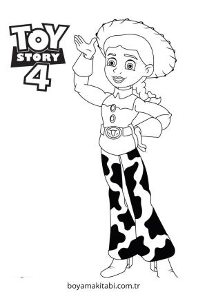 Toy Story boyama sayfası – boyama etkinliği, çocuk aktivitesi