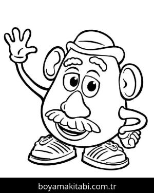 Toy Story boyama sayfası – boyama çalışması, yaratıcılığı geliştirir