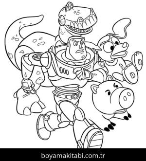 Toy Story boyama sayfası – evde etkinlik, ücretsiz yazdır