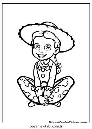 Toy Story boyama sayfası – çocuk aktivitesi, PDF indir