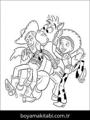Toy Story boyama sayfası – keyifli zaman, renkli çizimler